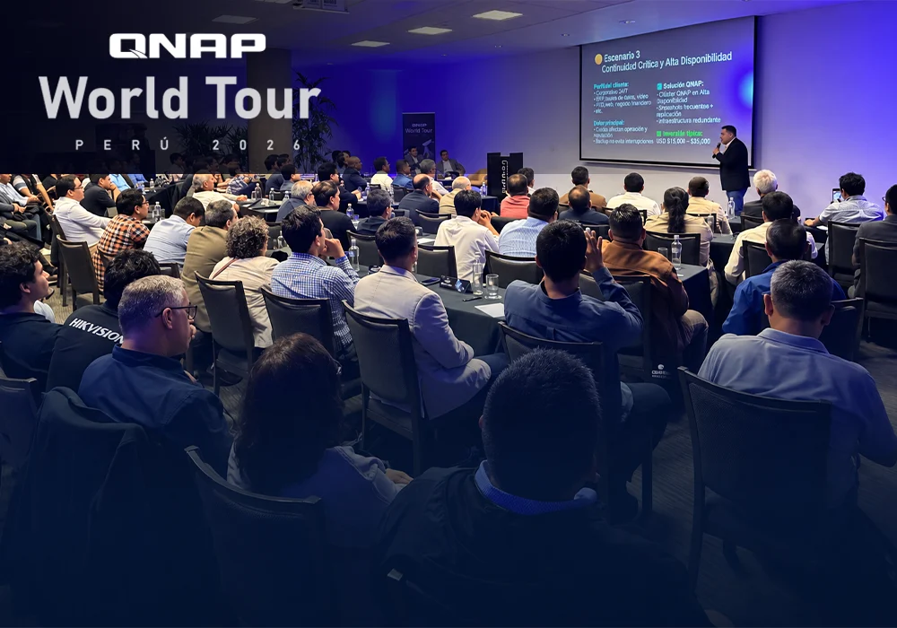 QNAP World Tour 2026: más de 120 asistentes en Lima junto a Macro Work